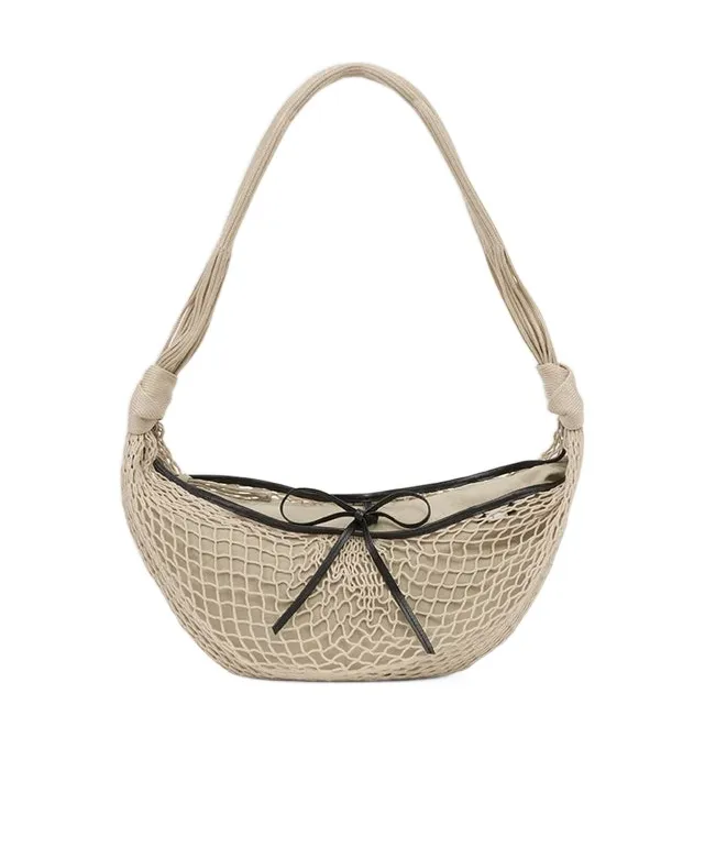Lemaire X Filt Croissant Bow Detail Shoulder Bag