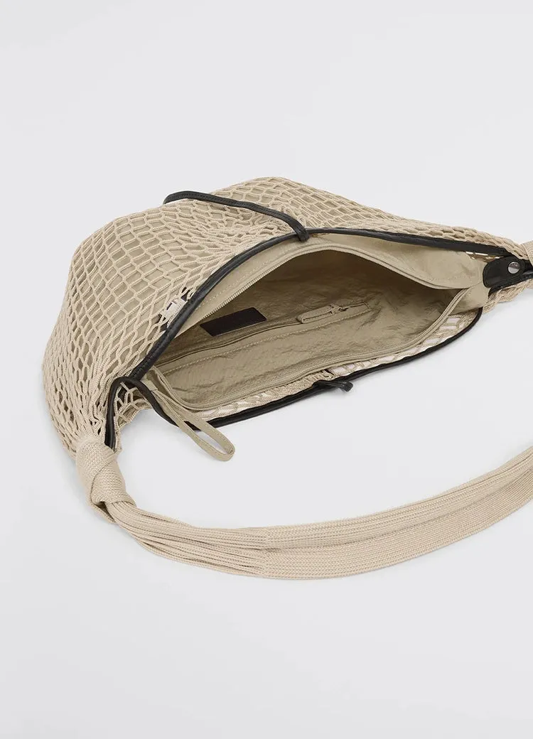 Lemaire X Filt Croissant Bow Detail Shoulder Bag