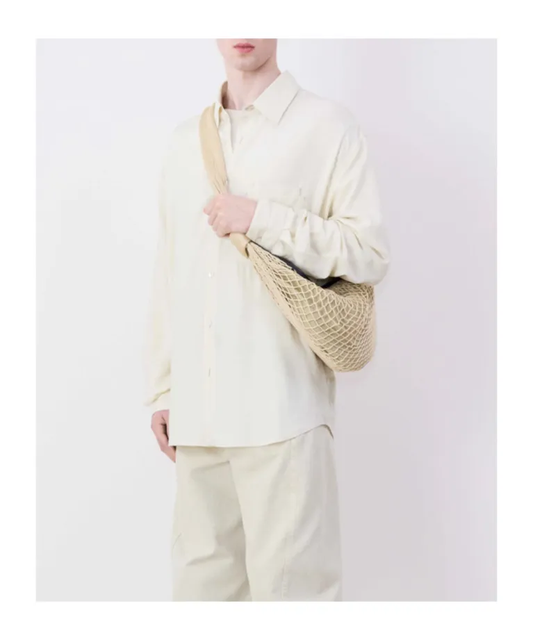 Lemaire X Filt Croissant Bow Detail Shoulder Bag