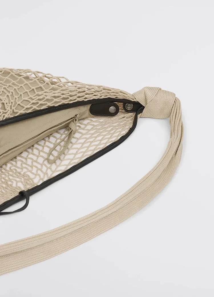 Lemaire X Filt Croissant Bow Detail Shoulder Bag