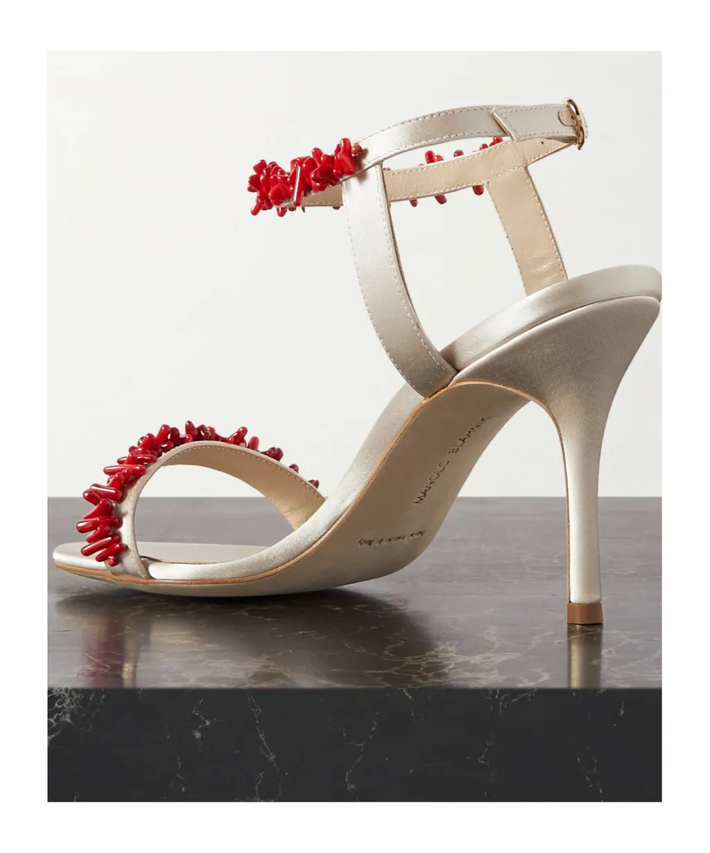 Round-Headed High-Heeled Sandals