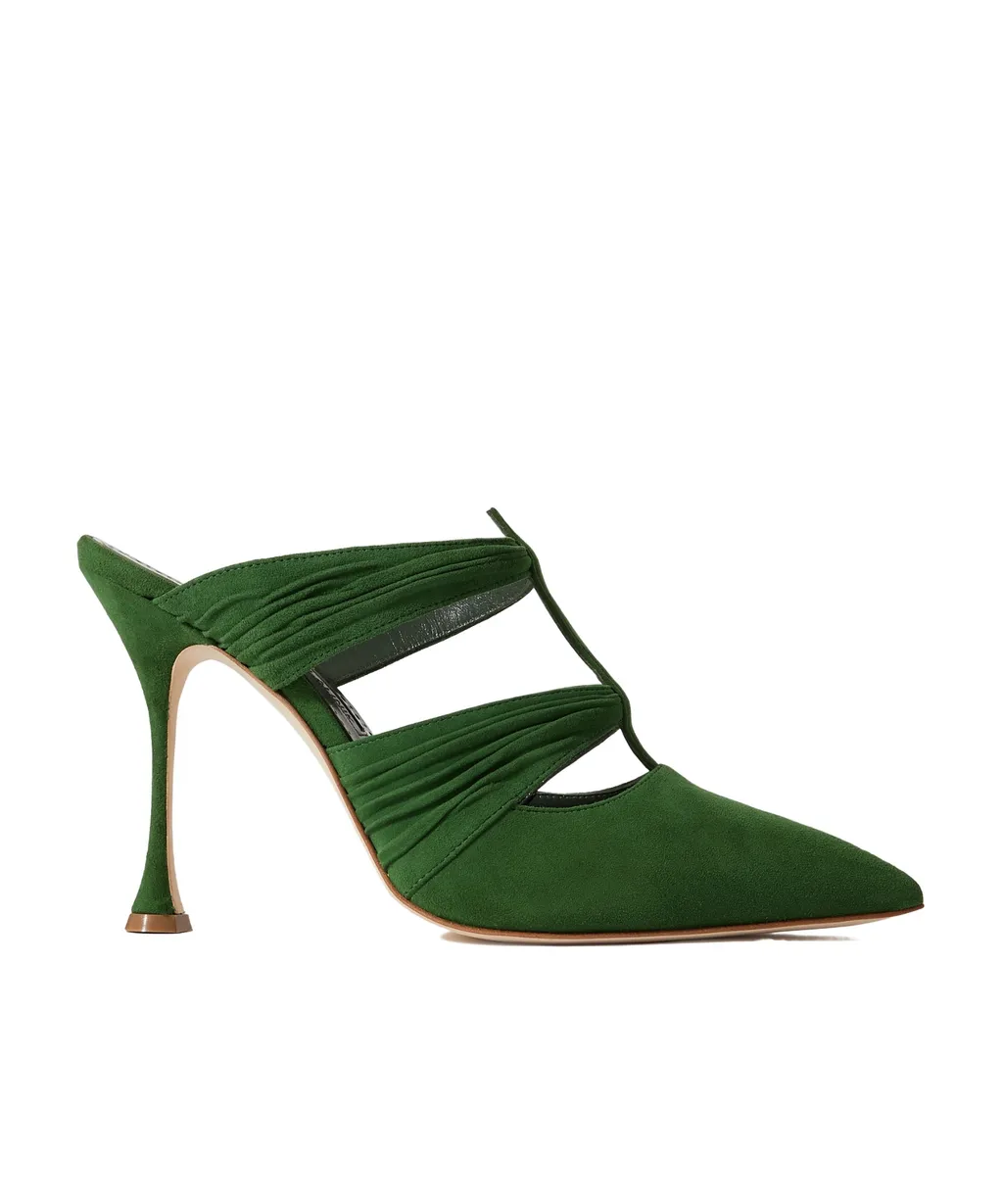 High-Heeled Muller Shoes
