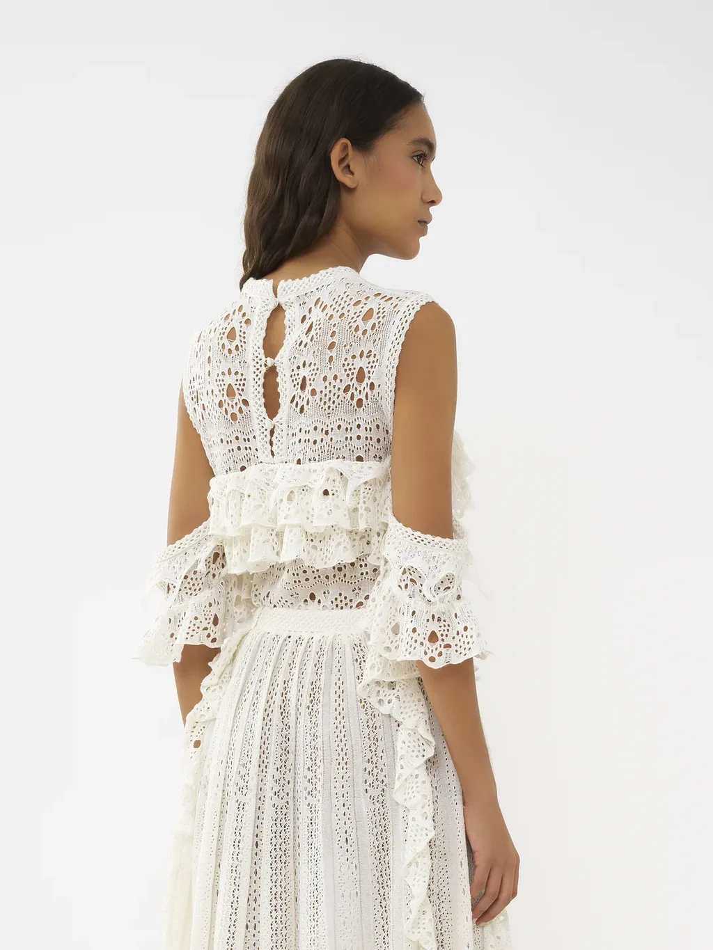 Chloé Sleeveless Crochet Knit Top