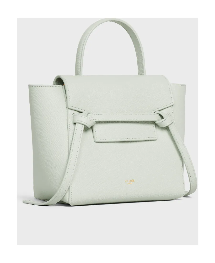 Nano Belt Bag In Grained Calfskin