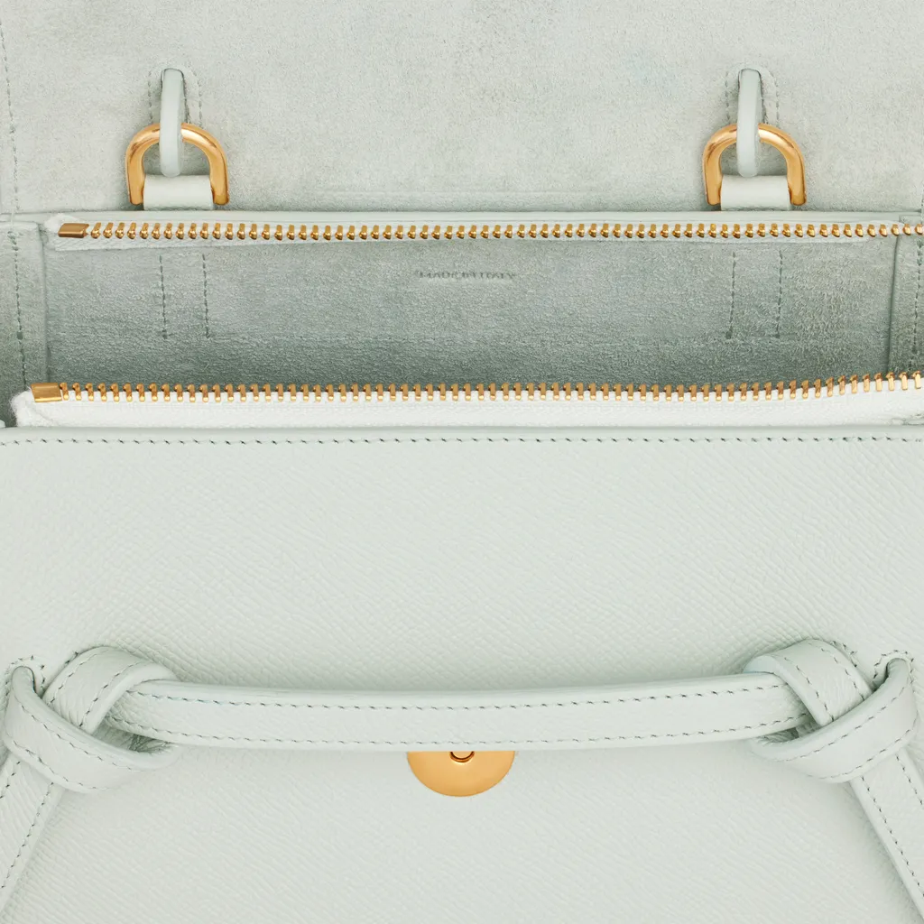 Nano Belt Bag In Grained Calfskin
