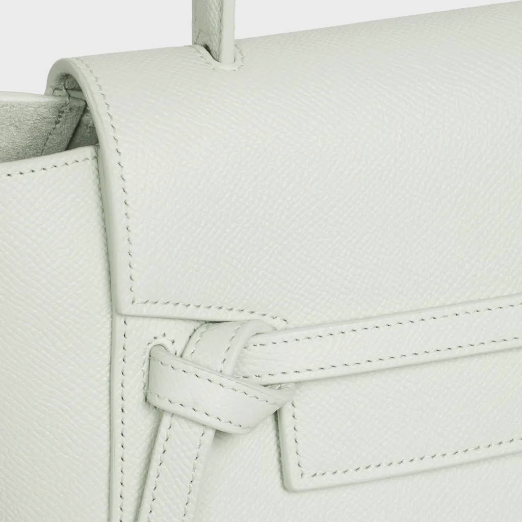 Nano Belt Bag In Grained Calfskin