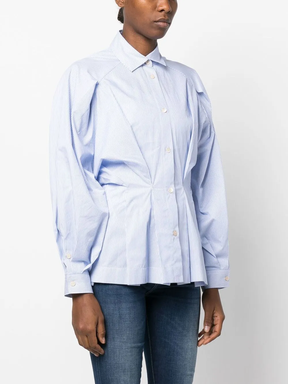 Long-Sleeved Vertical Shirt