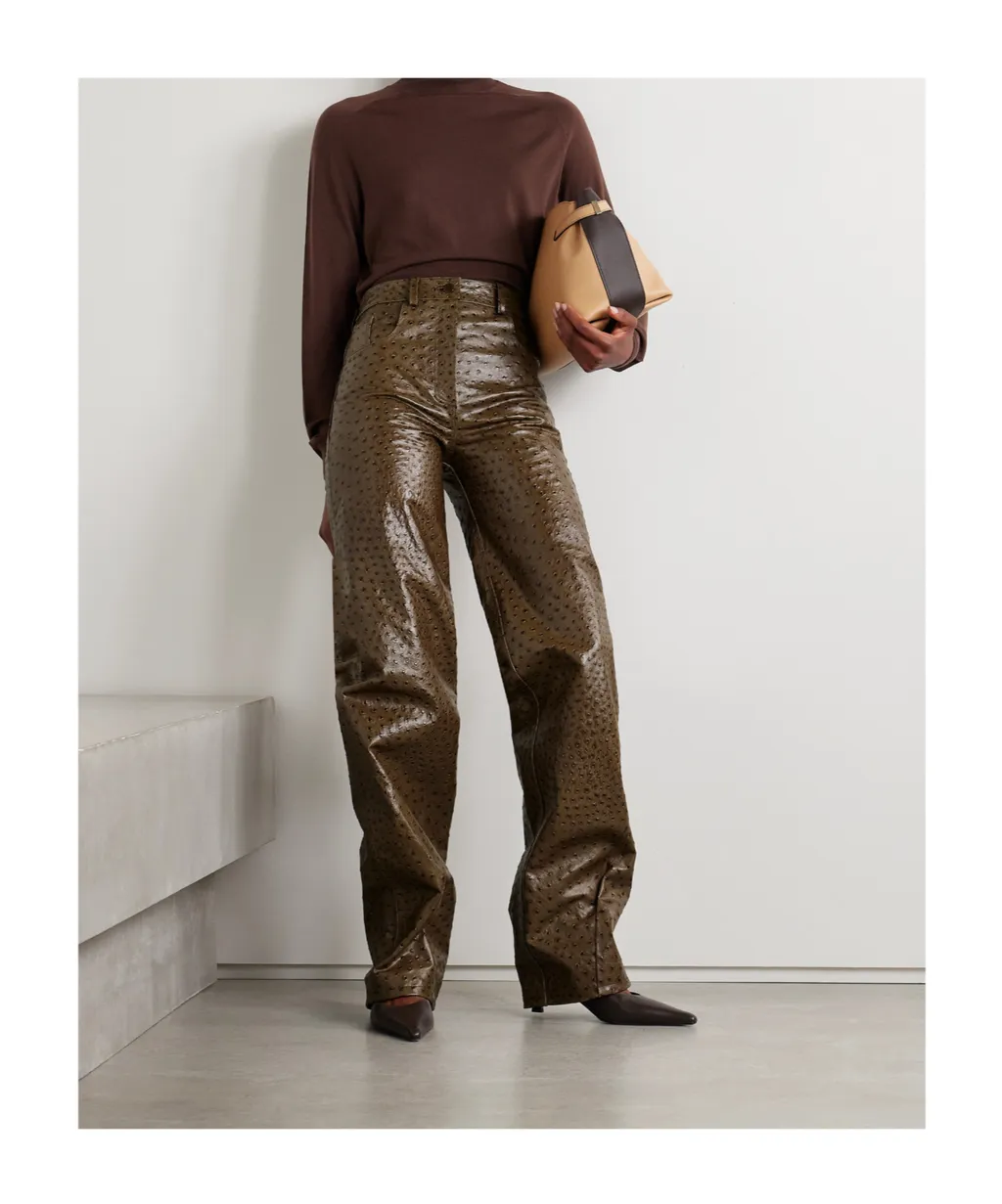 Straight-Leg Casual Pants