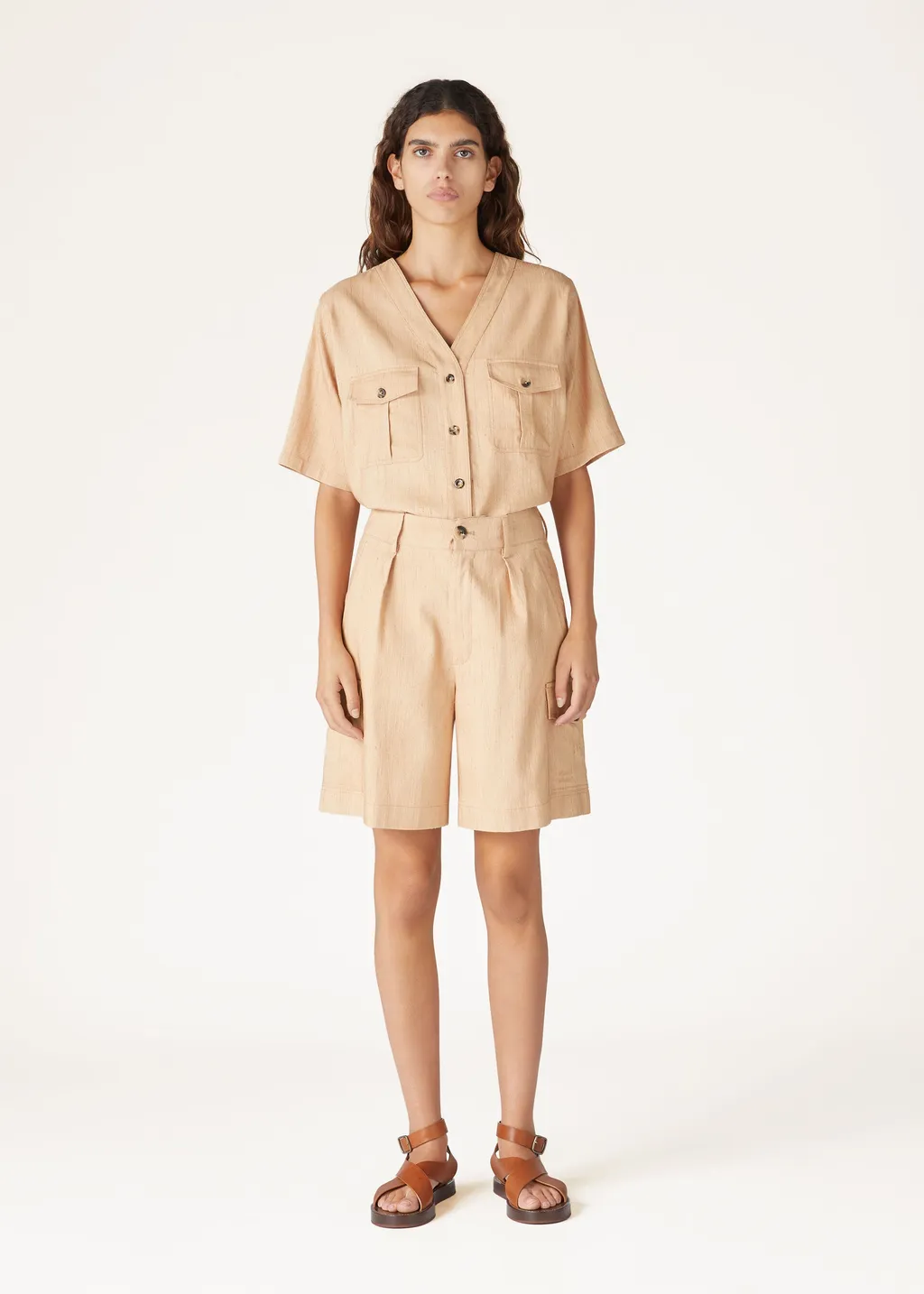 Abir Button-Down Short-Sleeved Shirt