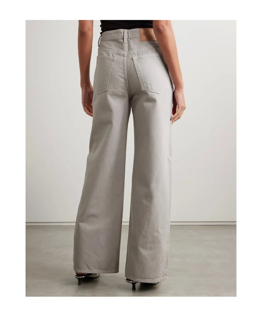High-Waisted Wide-Leg Jeans