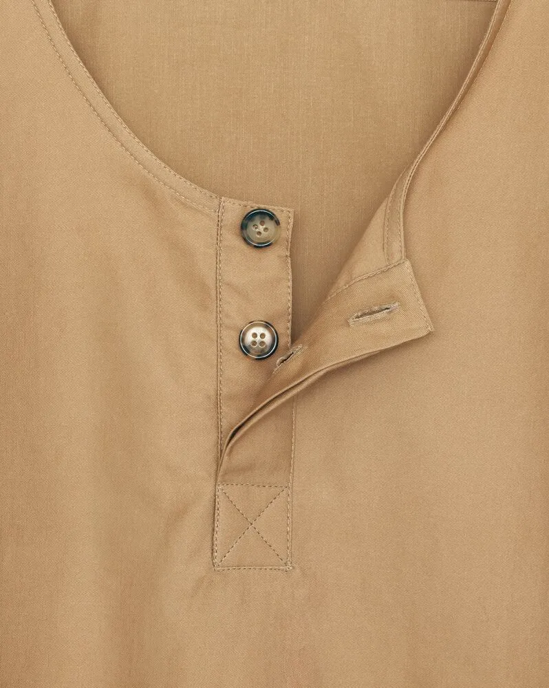 Saint Laurent Henley U-Neck Blouse