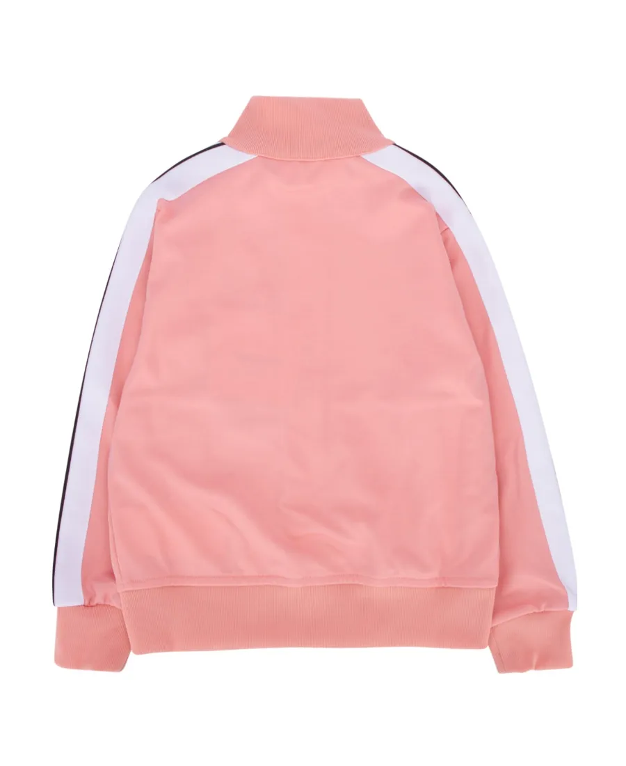 Palm Angels Kids Zipped Side Striped Track Jacket
