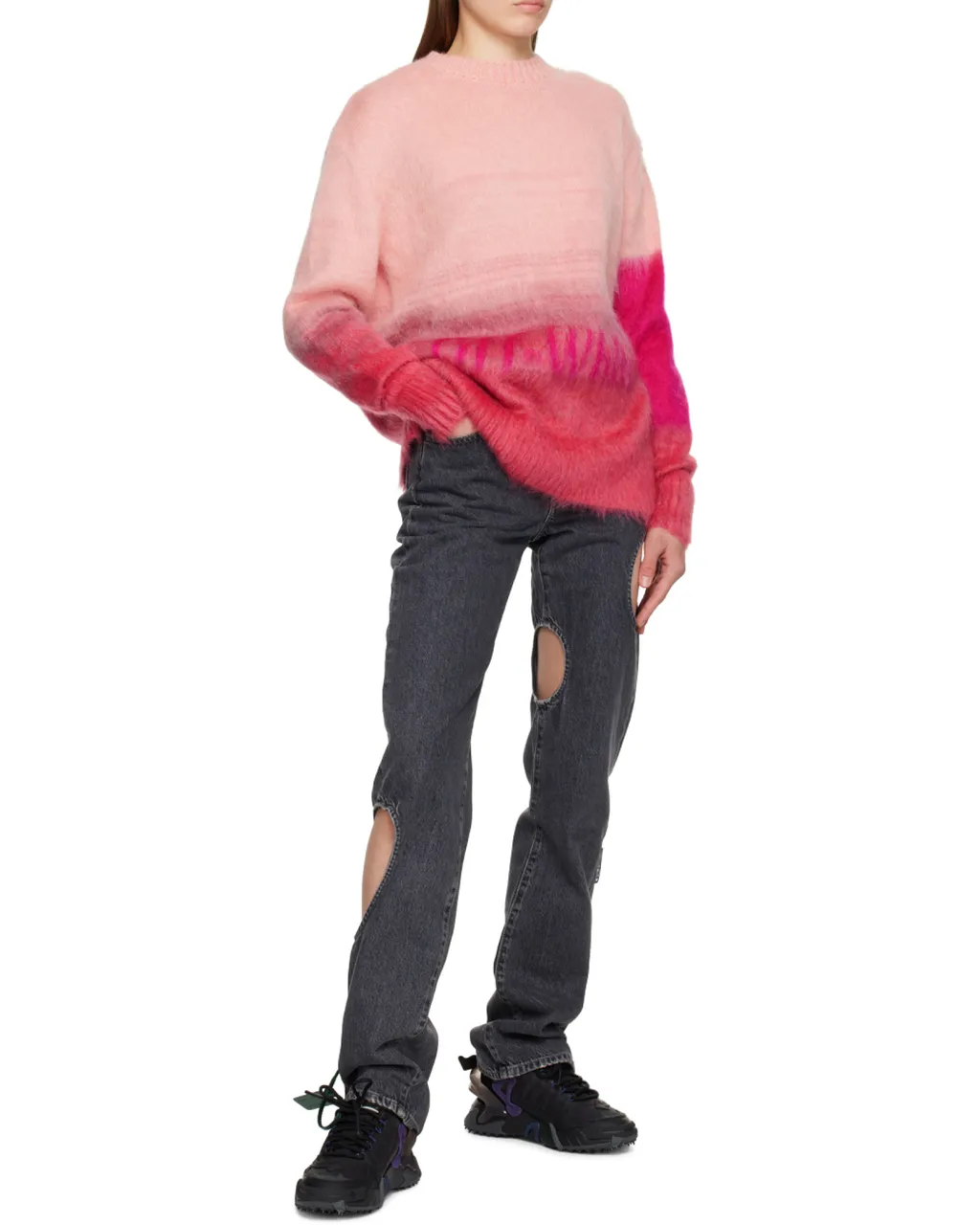Intarsia-Knit Jumper