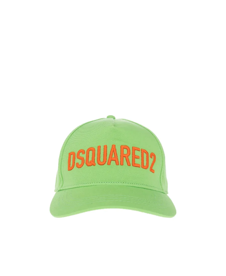 Dsquared2 Logo-Embroidered Curved Peak Baseball Cap