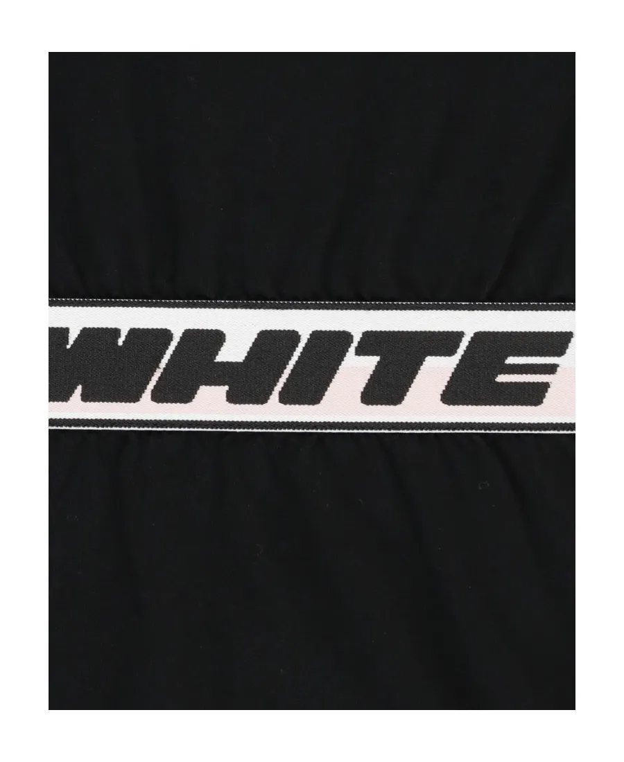 Off-White Kids Logo Waistband Short-Sleeved Dress