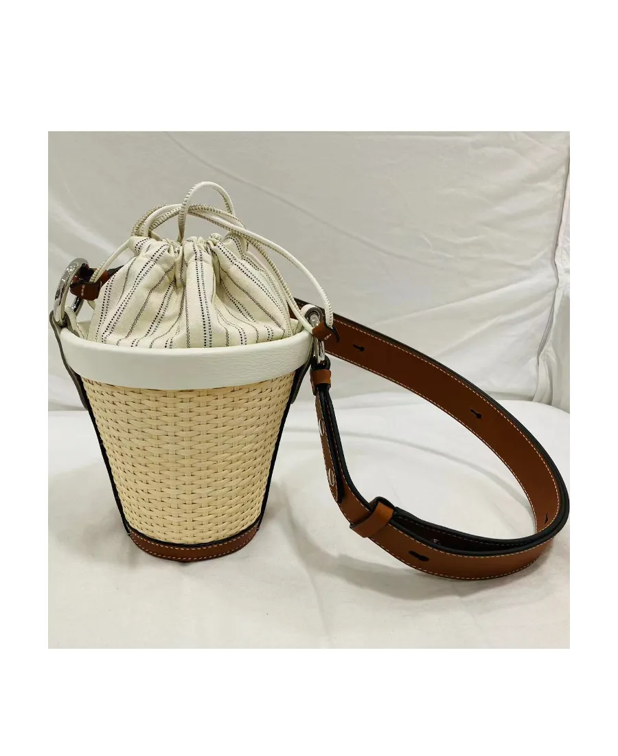 Maison Margiela Woven Drawstring Shoulder Bag