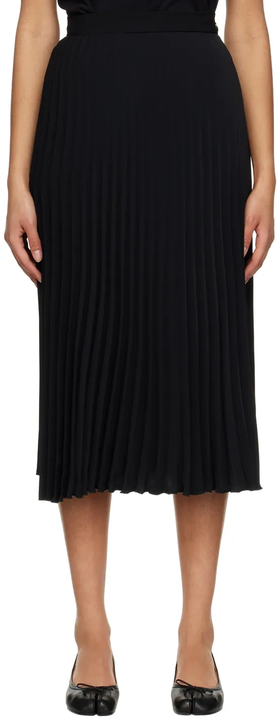 Pleated Midi Skirt