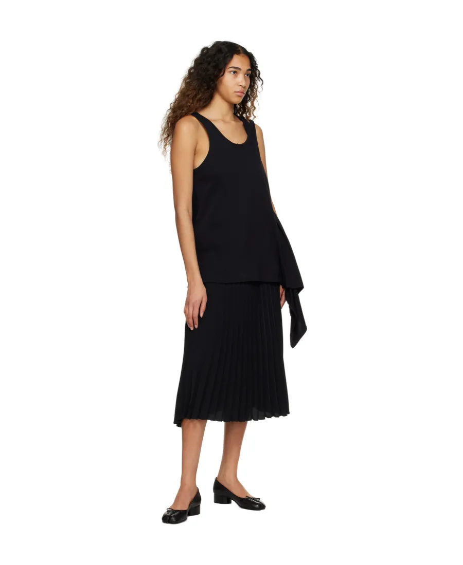 Pleated Midi Skirt