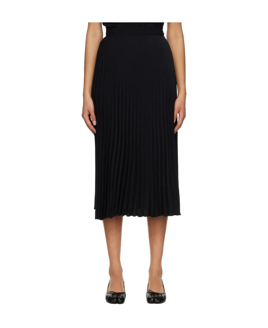 Pleated Midi Skirt