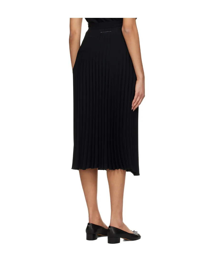 Pleated Midi Skirt