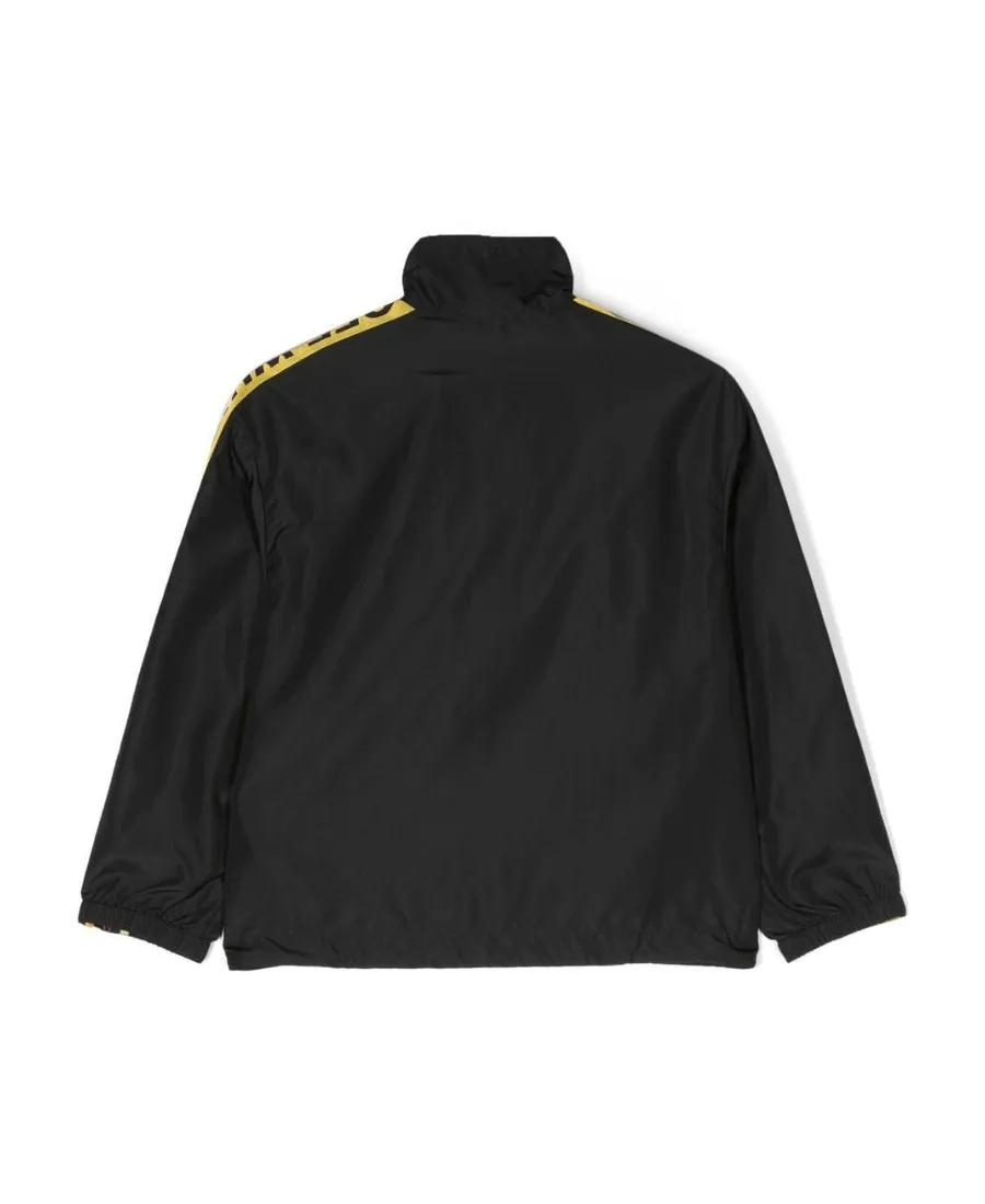 Off-White Kids Logo Printed Zipped Jacket