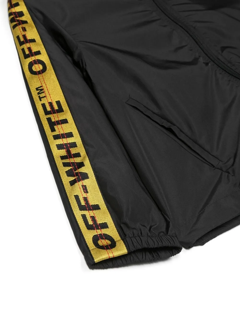 Off-White Kids Logo Printed Zipped Jacket