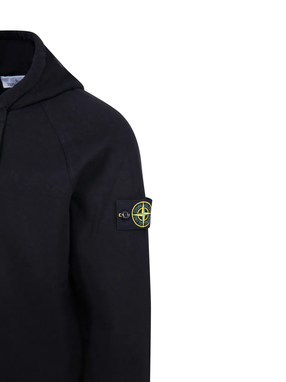 Logo-Patch Drawstring Pullover Hoodie