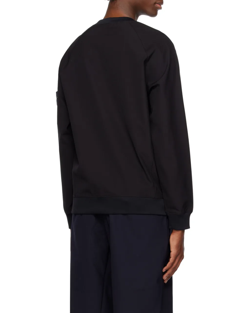 Compass-Motif Long-Sleeved Sweatshirt