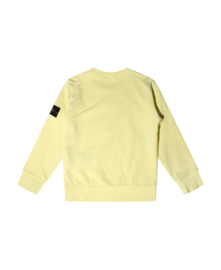 Stone Island Junior Logo Patch Crewneck Sweatshirt