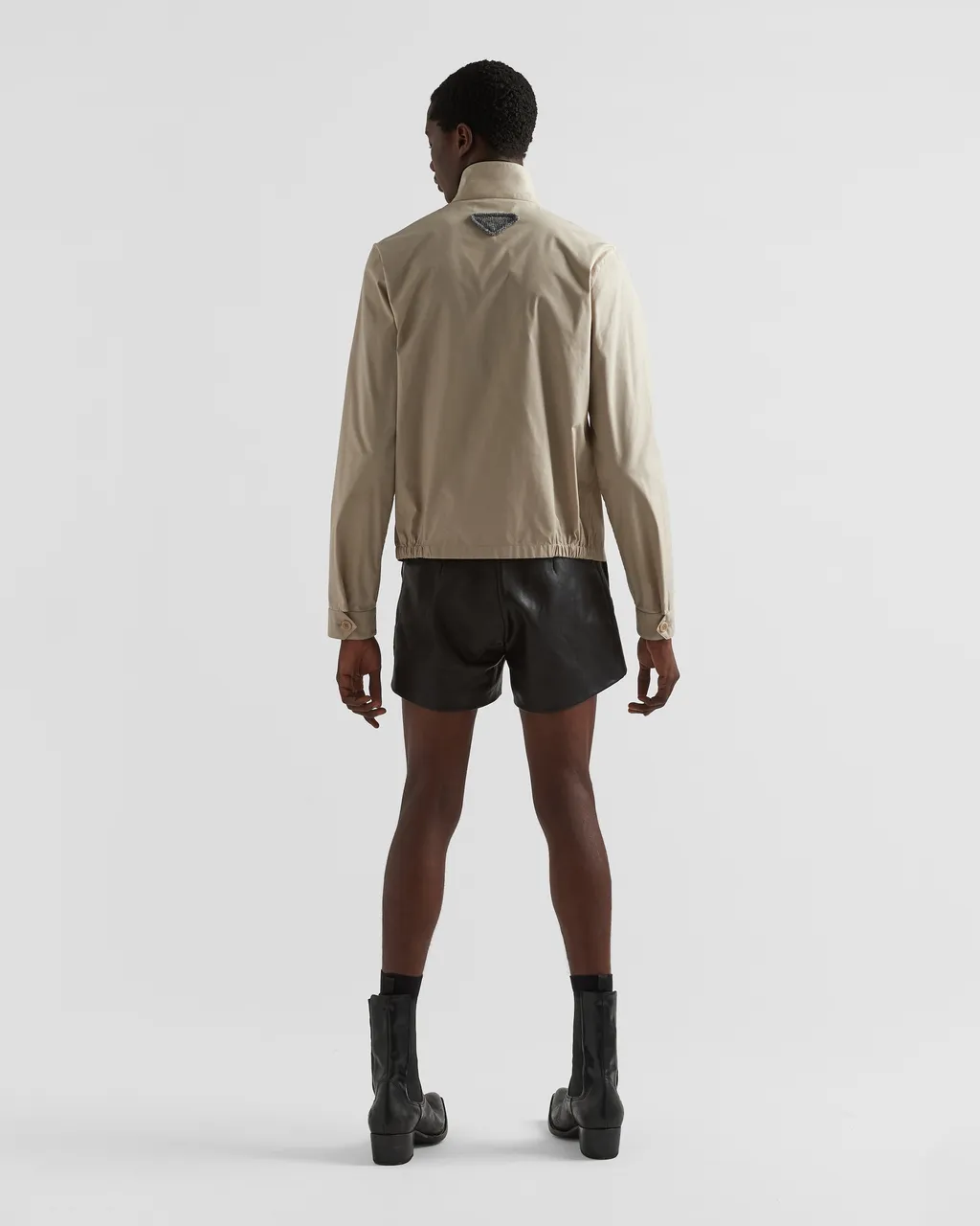 Cotton-Blend Blouson Jacket