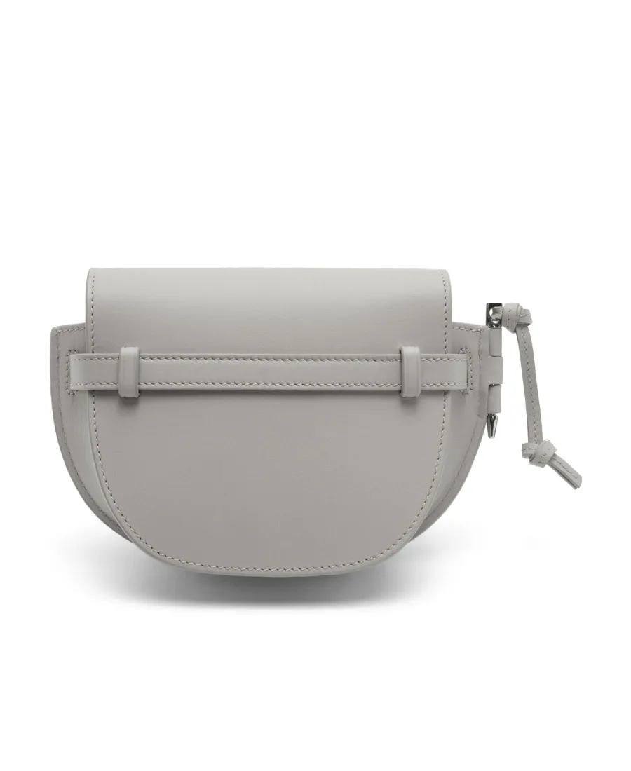 Mini Gate Dual Bag In Soft Calfskin And Jacquard