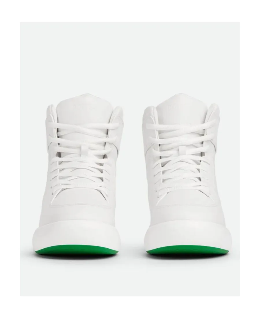 Bottega Veneta Logo Detailed High-Top Sneakers
