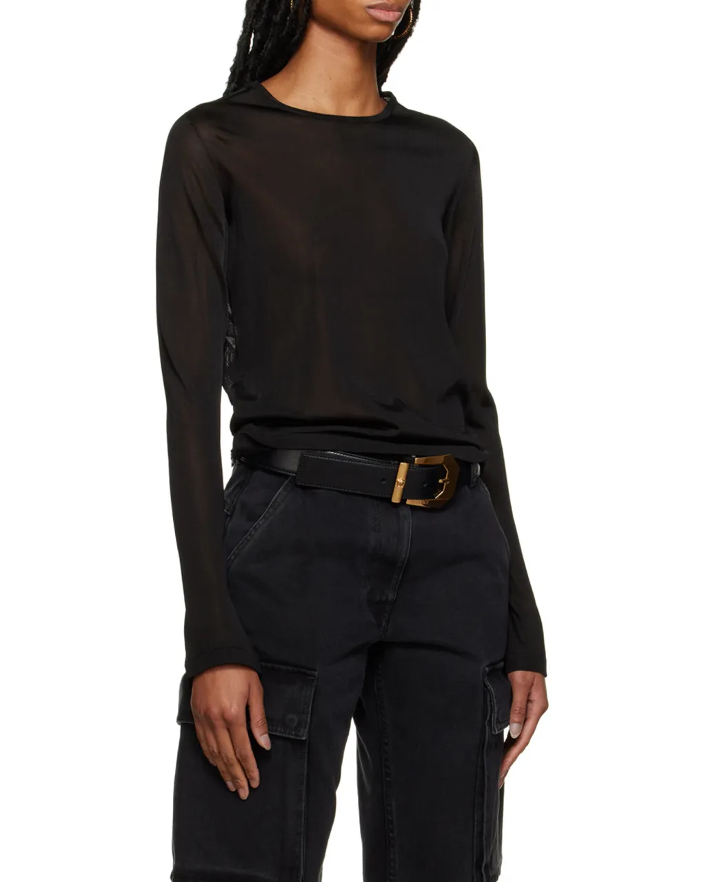 Slashed Knit Jumper