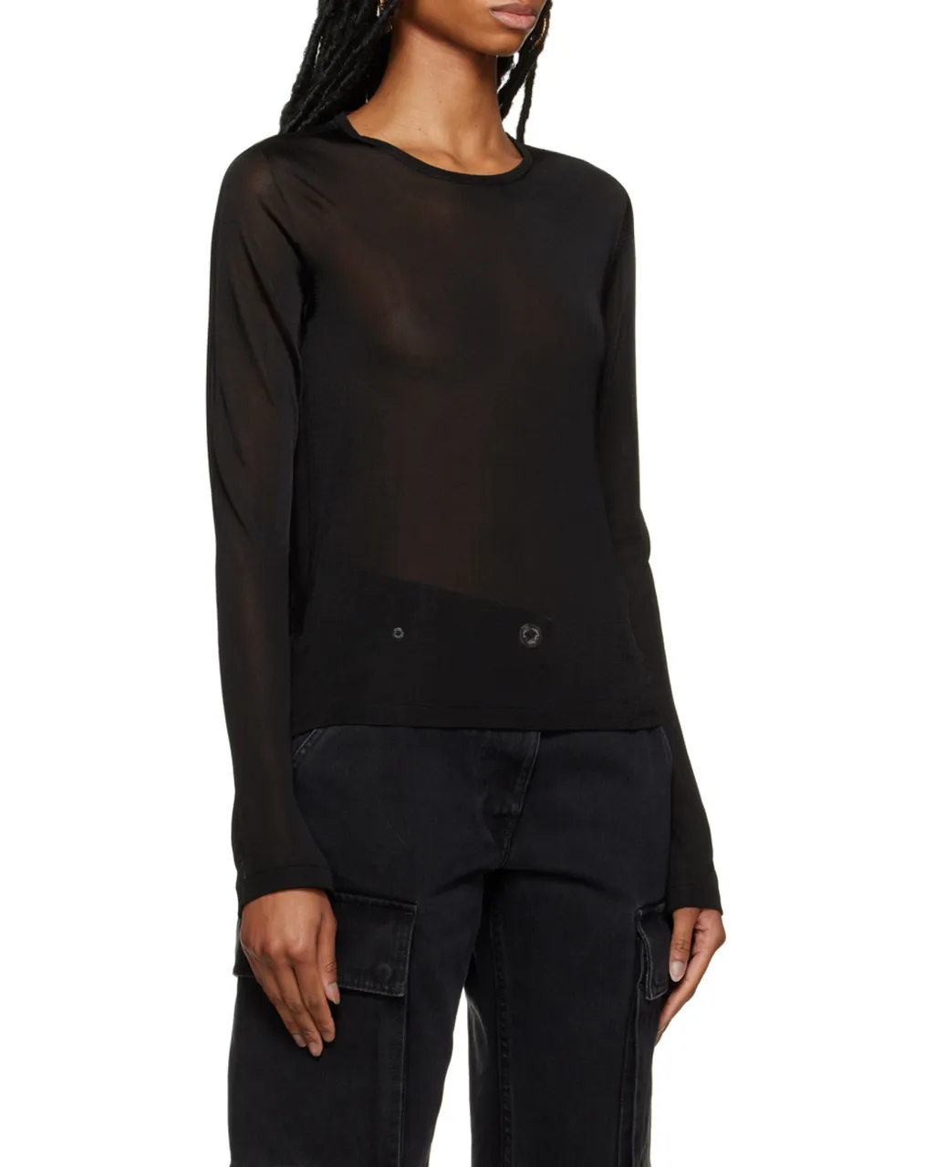 Slashed Knit Jumper