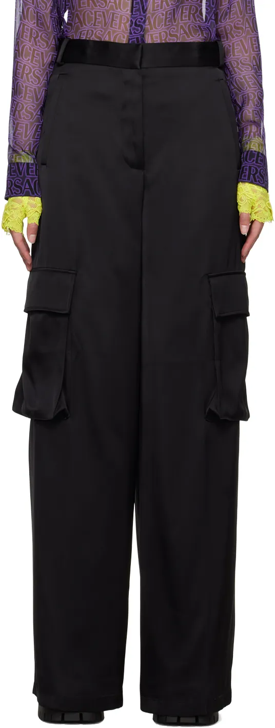 Versace Straight Leg Tailored Pants