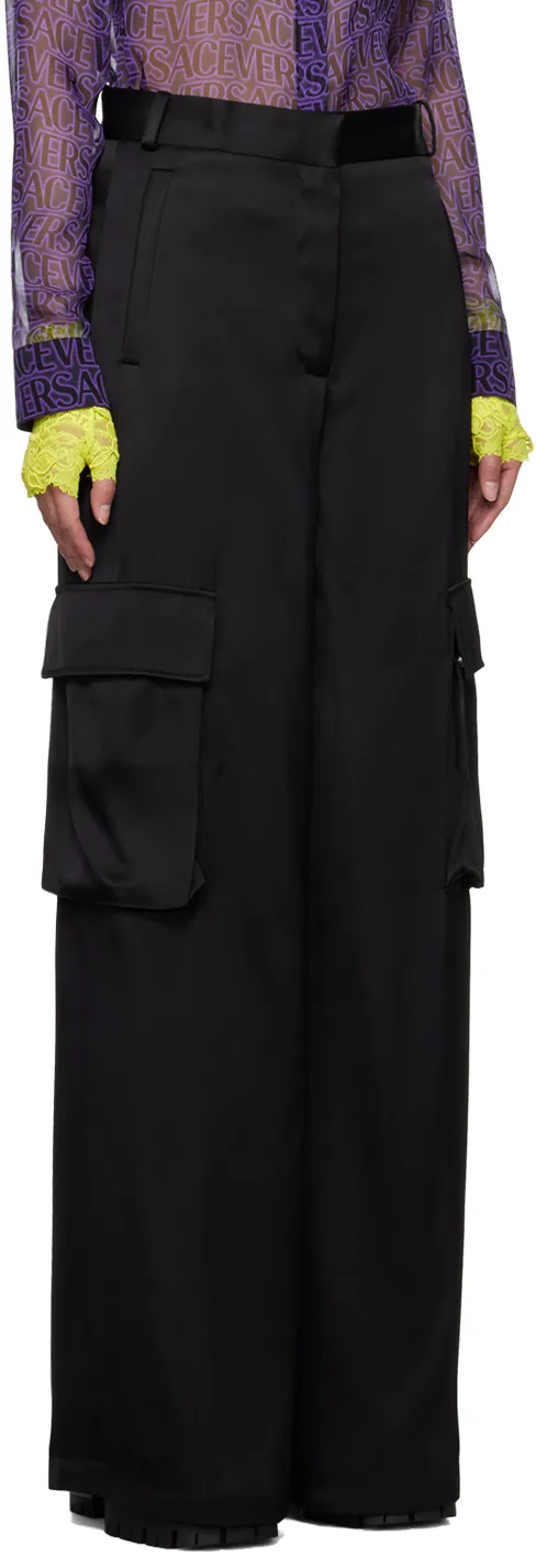 Versace Straight Leg Tailored Pants