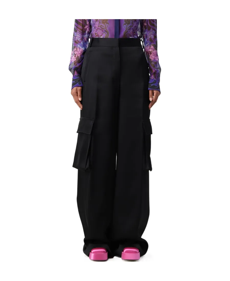 Versace Straight Leg Tailored Pants