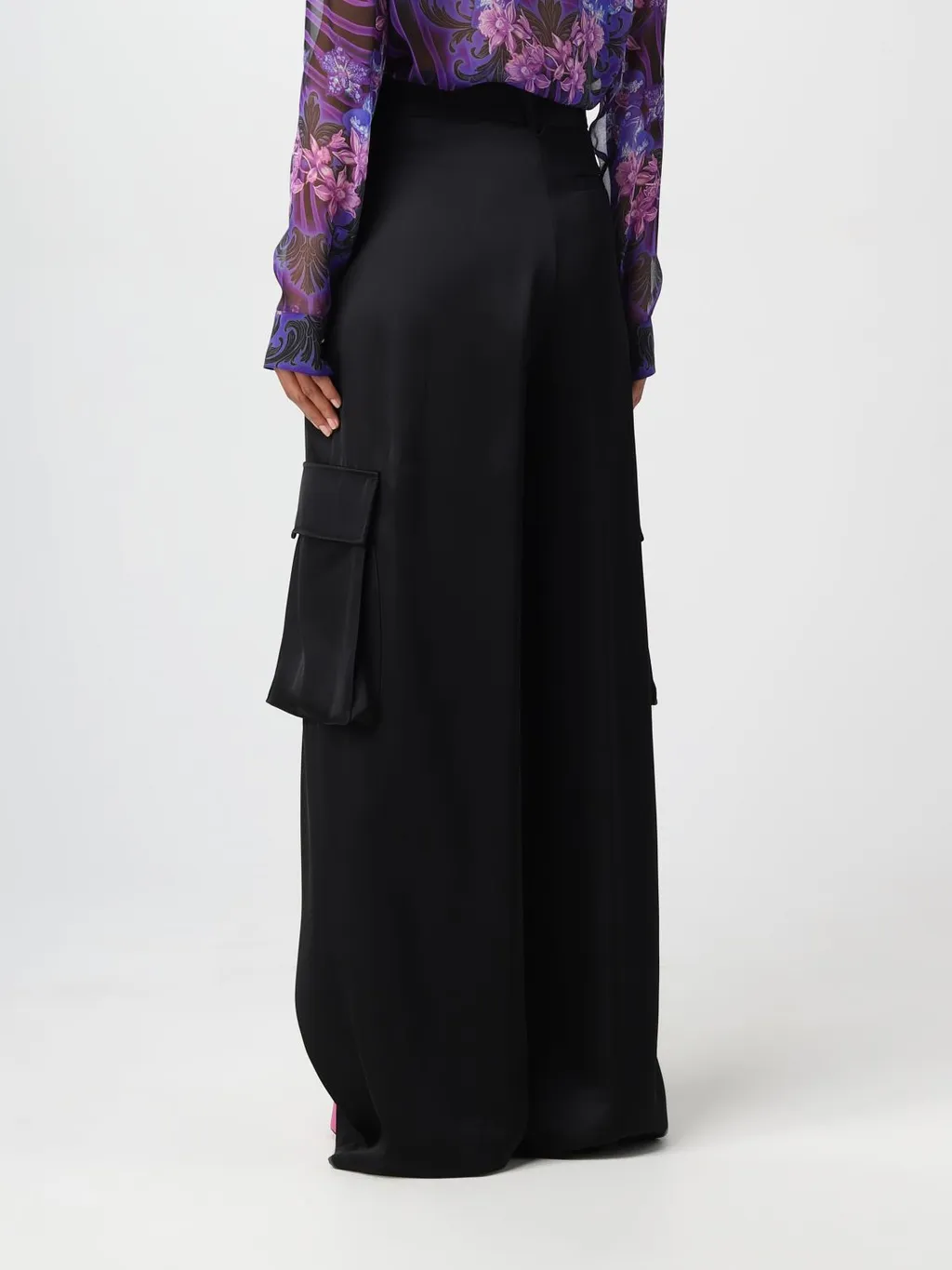 Versace Straight Leg Tailored Pants