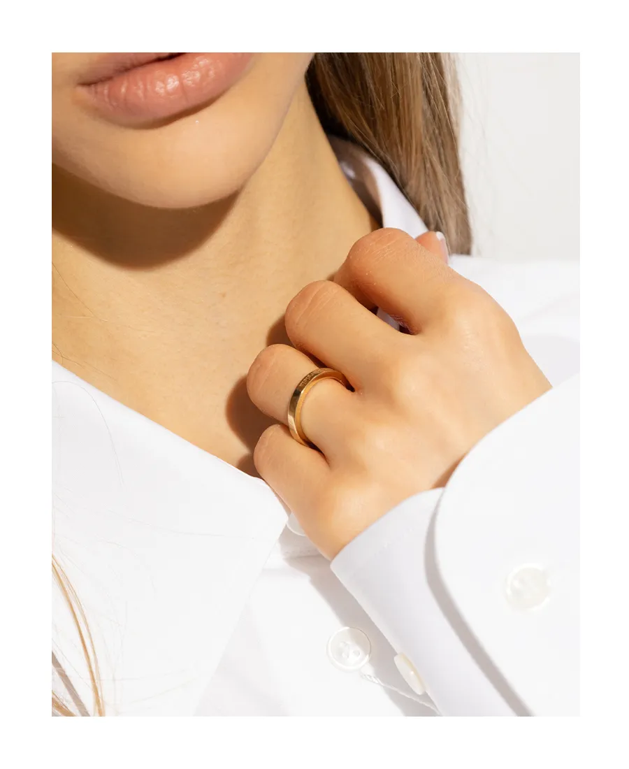 Maison Margiela Logo Engraved Ring
