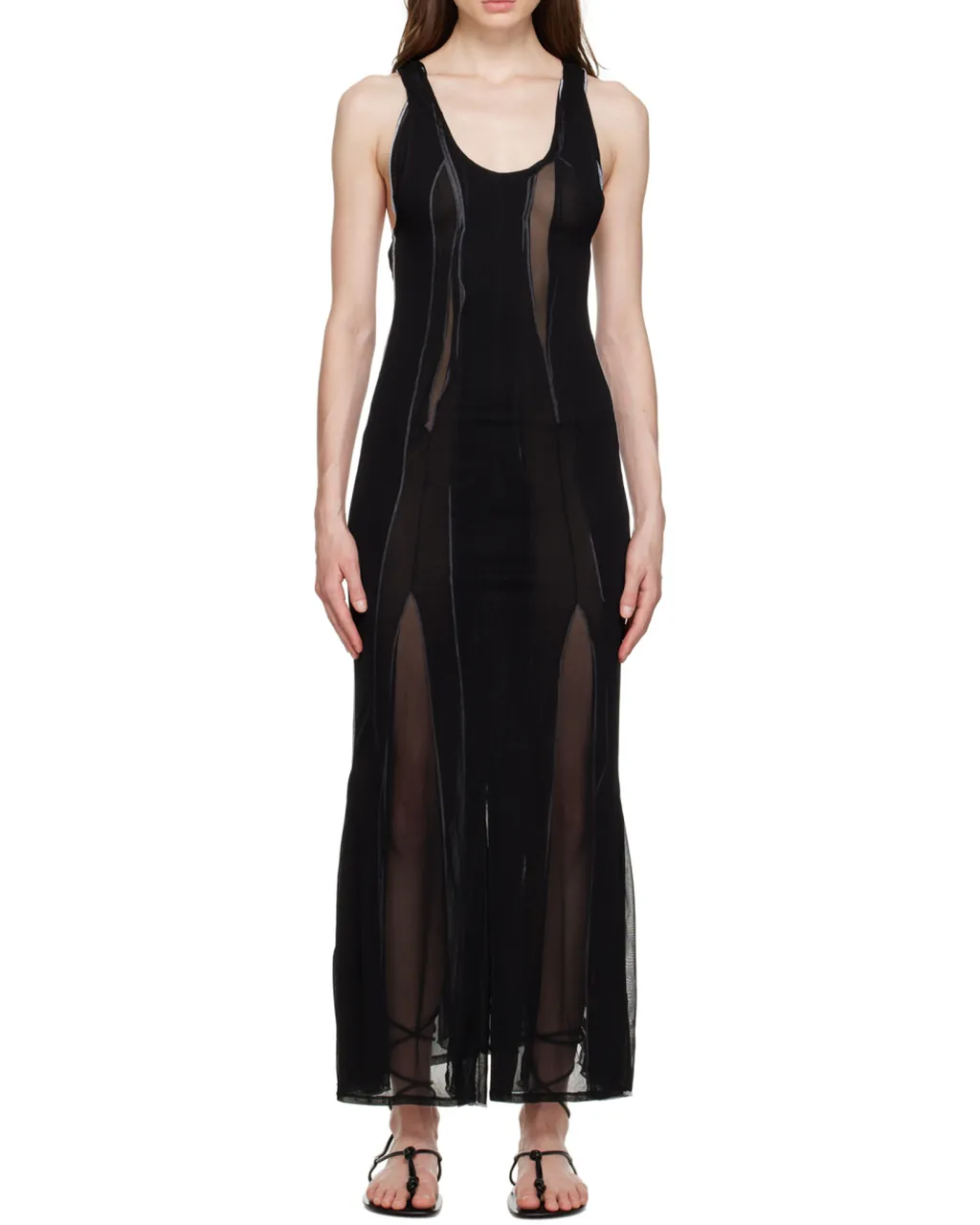 Sheer Sleeveless Dress