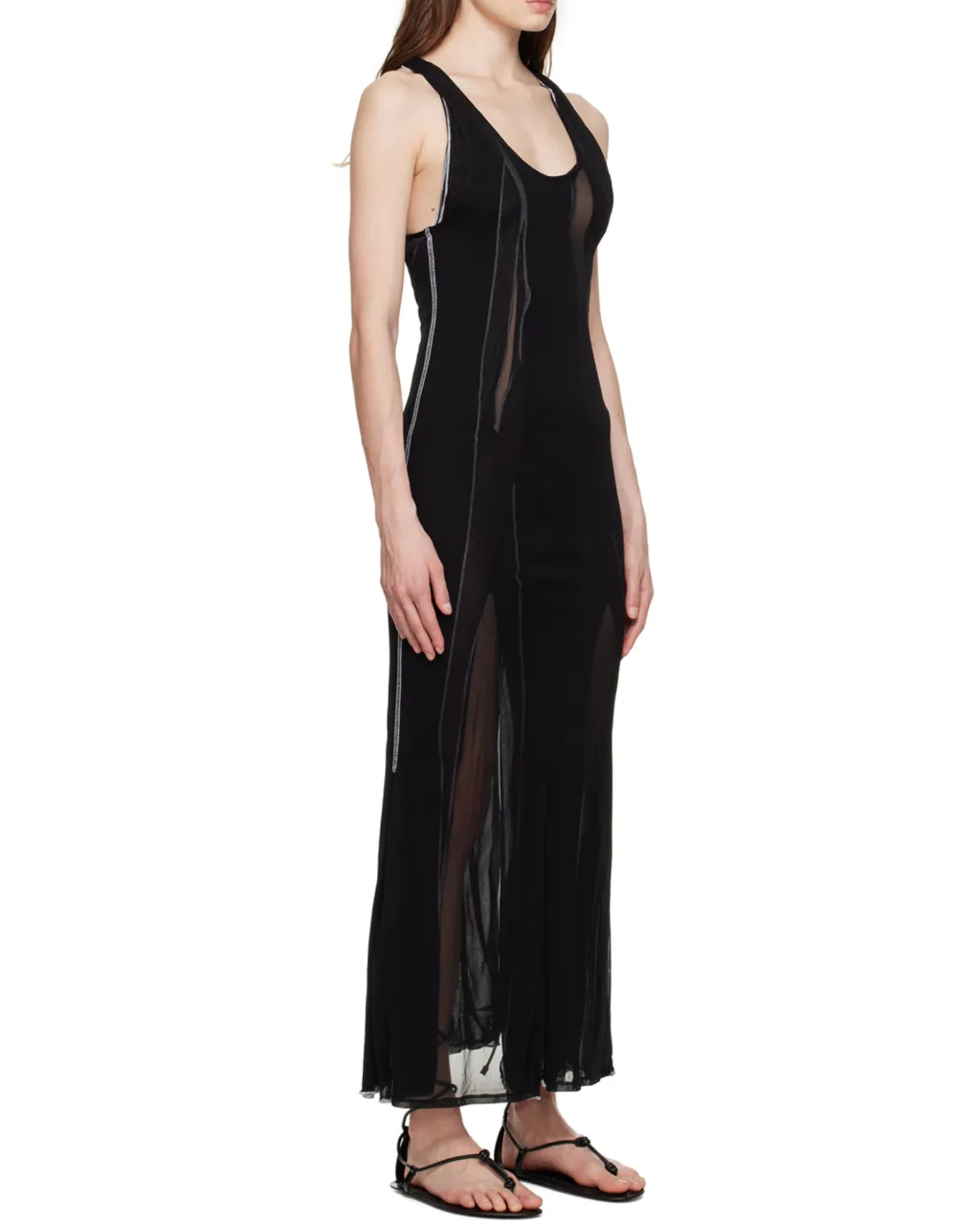 Sheer Sleeveless Dress
