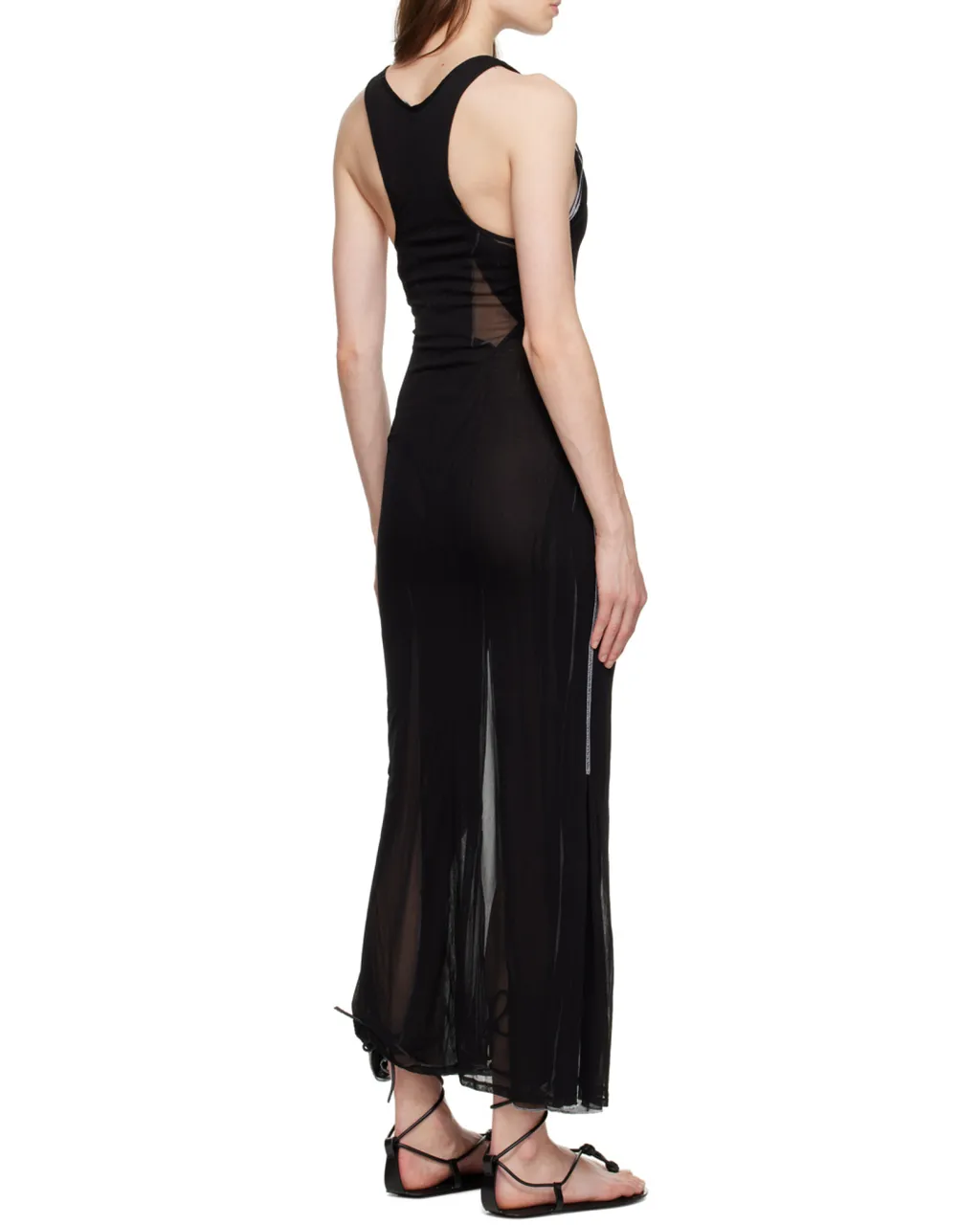 Sheer Sleeveless Dress