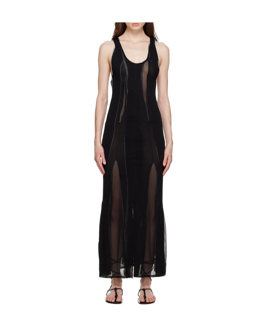 Sheer Sleeveless Dress