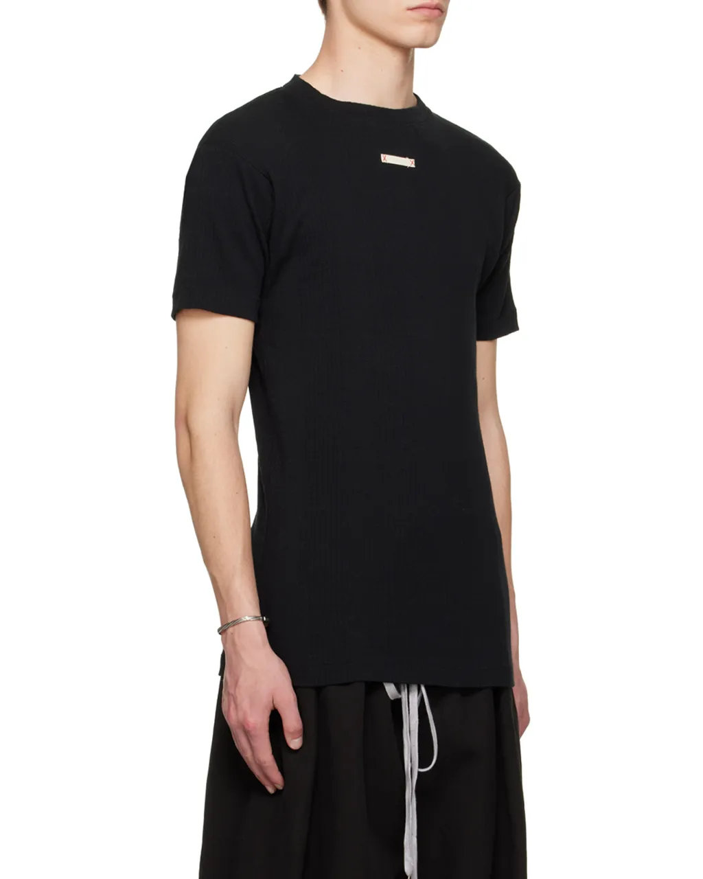 Maison Margiela Logo Patch Knitted T-Shirt