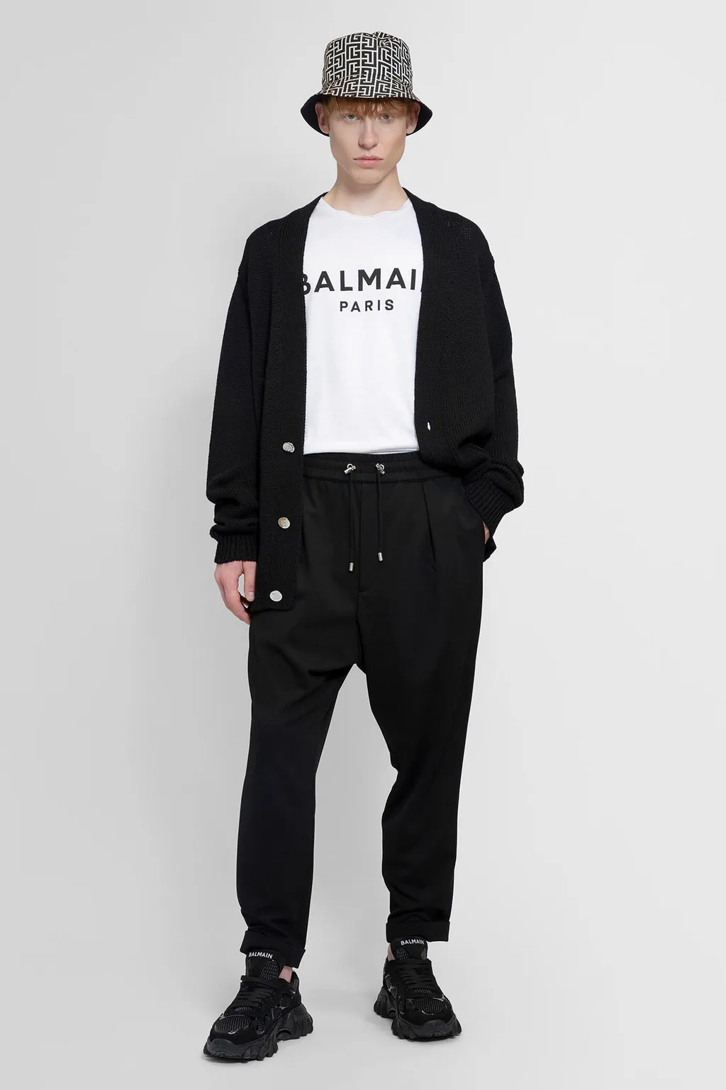 Balmain Drawstring Cropped Trousers