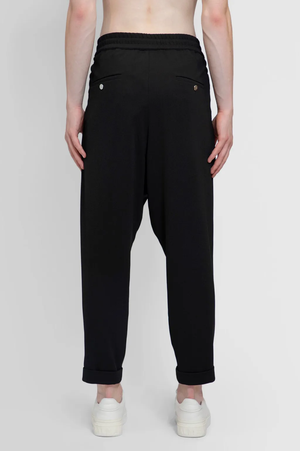 Balmain Drawstring Cropped Trousers