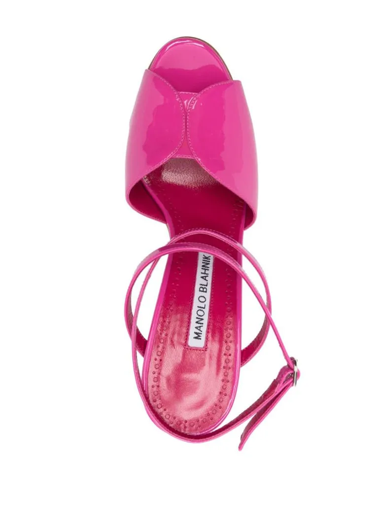 Manolo Blahnik Hourani Open Toe Sandals