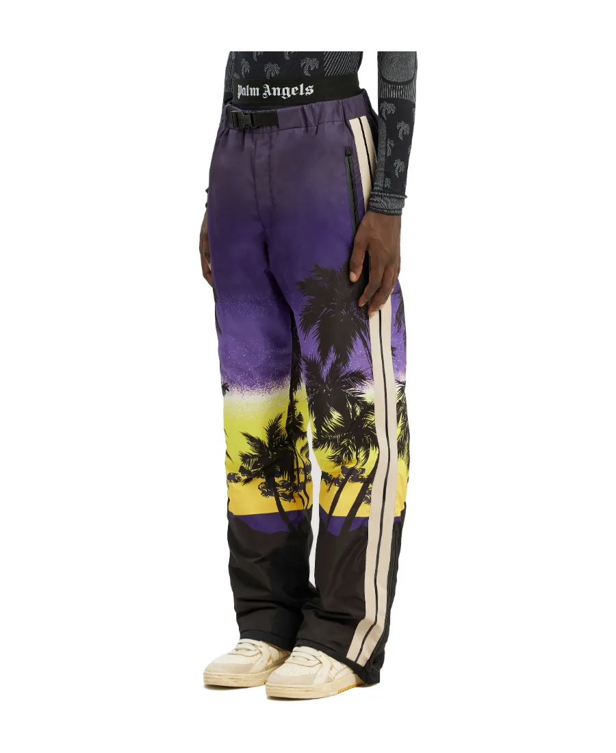 Palm Angels Palm Sunset Elasticated Waistband Ski Pants