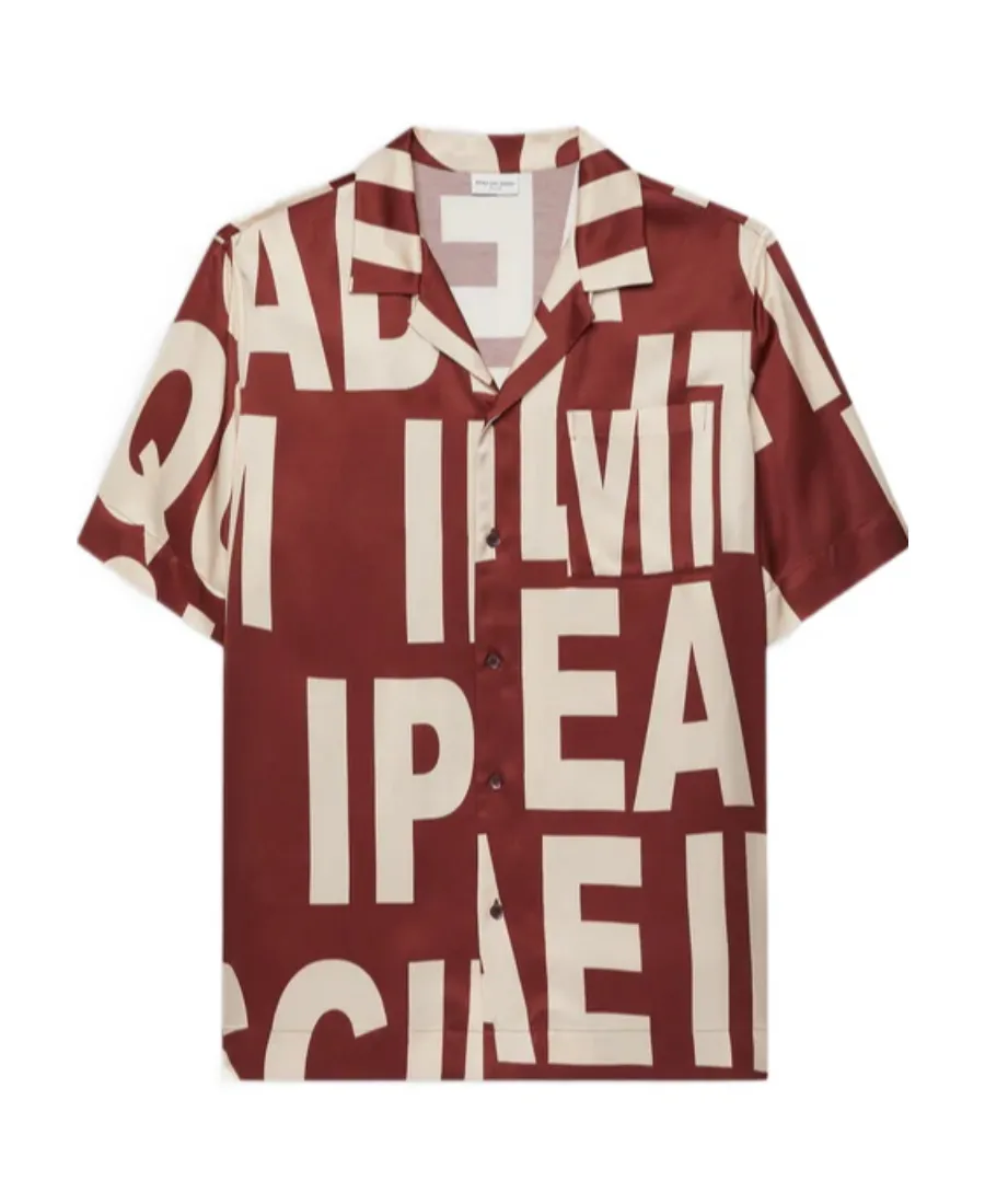 Dries Van Noten Logo Printed Buttoned Shirt