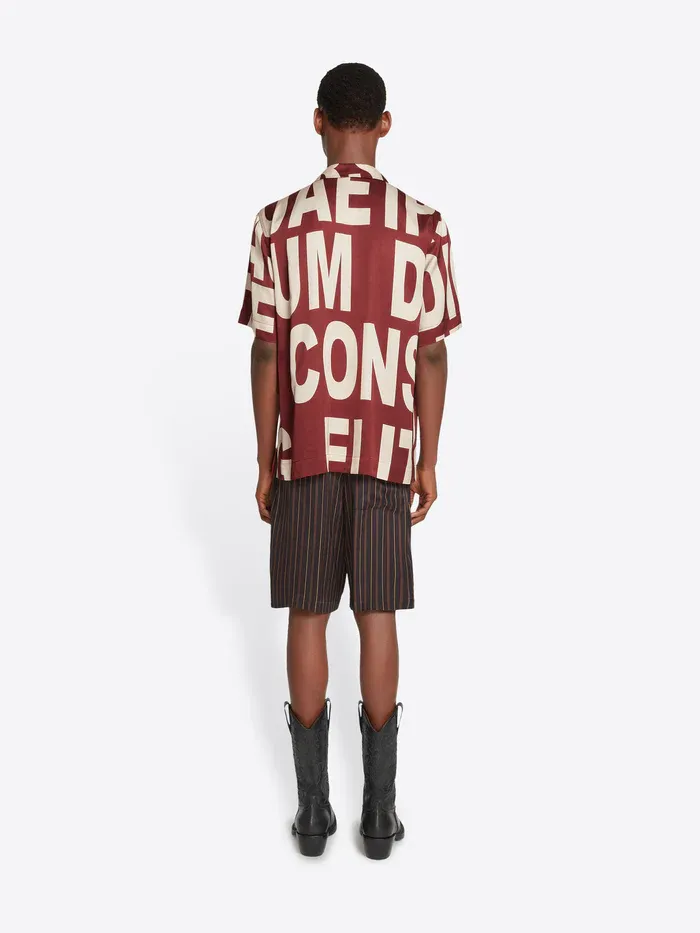Dries Van Noten Logo Printed Buttoned Shirt